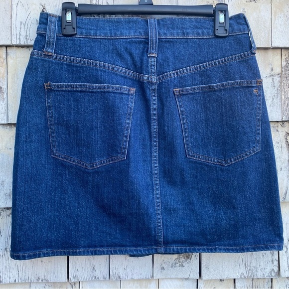 Madewell Button Down Denim Skirt - Picture 2 of 4